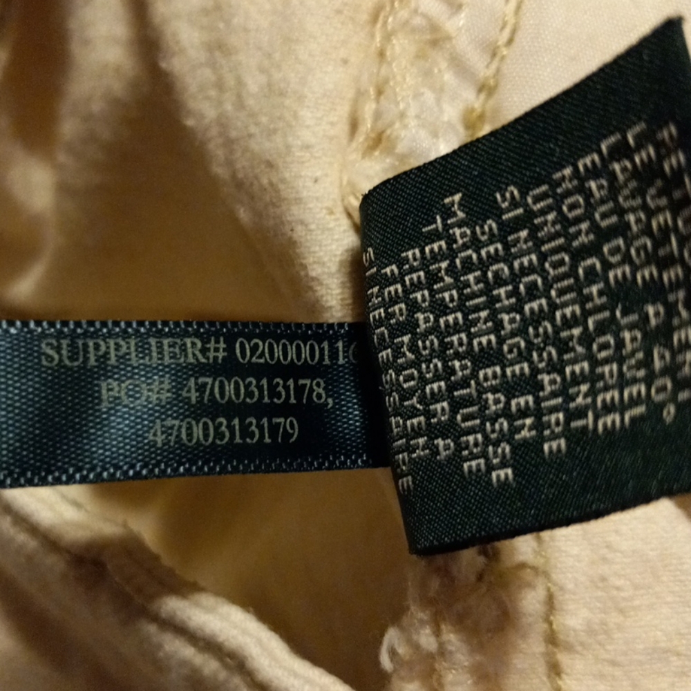 Lauren Ralph Lauren Cream Jeans with Graphic Details - Picture 7 of 10